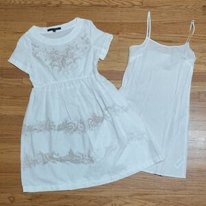 Brand New French Connection White and Cream Dress Set